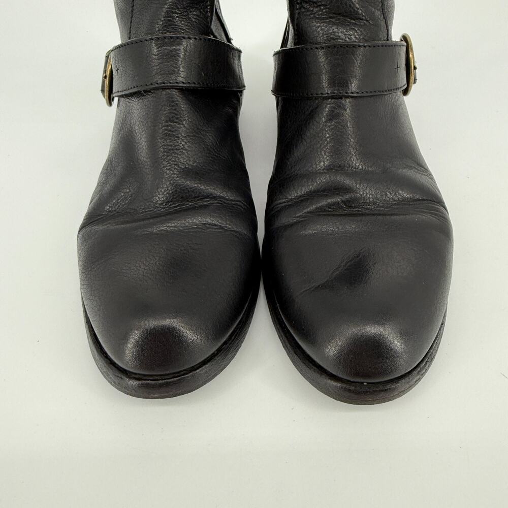 Florentini Baker Womens Ankle Boots Moto Leather Bootie Size 9 EU 39.5 Biker - Picture 3 of 9